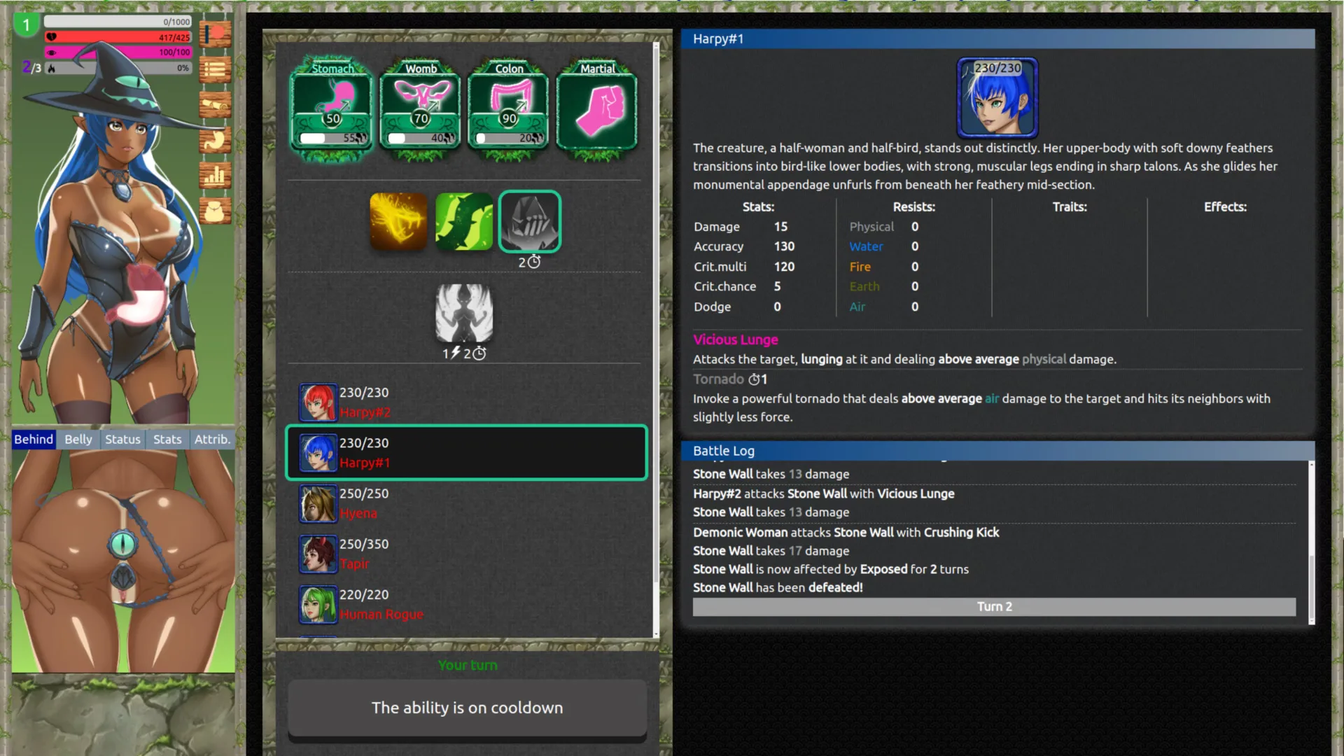 Dryad Quest RPG: A Tale of Lust and Glory screenshot 19