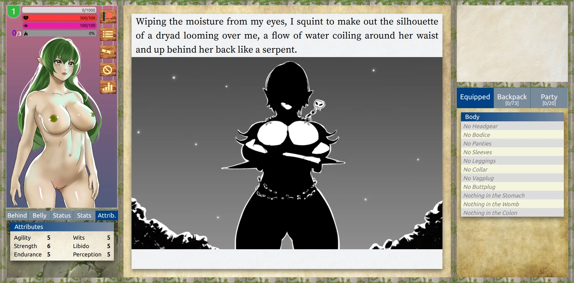 Dryad Quest RPG: A Tale of Lust and Glory screenshot 23